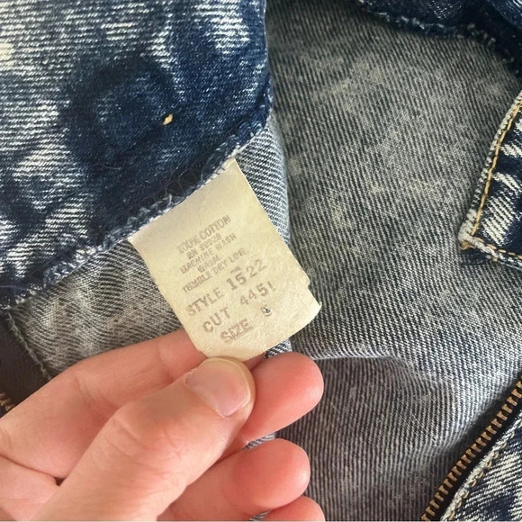 Vintage Jean St. Tropez Denim Skirt Midi Acid Wash Size 5 - Picture 6 of 8